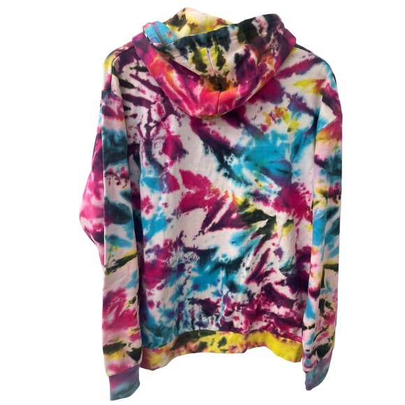 Pink Floyd The Dark Side of the Moon Tie Dye Hoodie Size Large Band - Picture 4 of 7